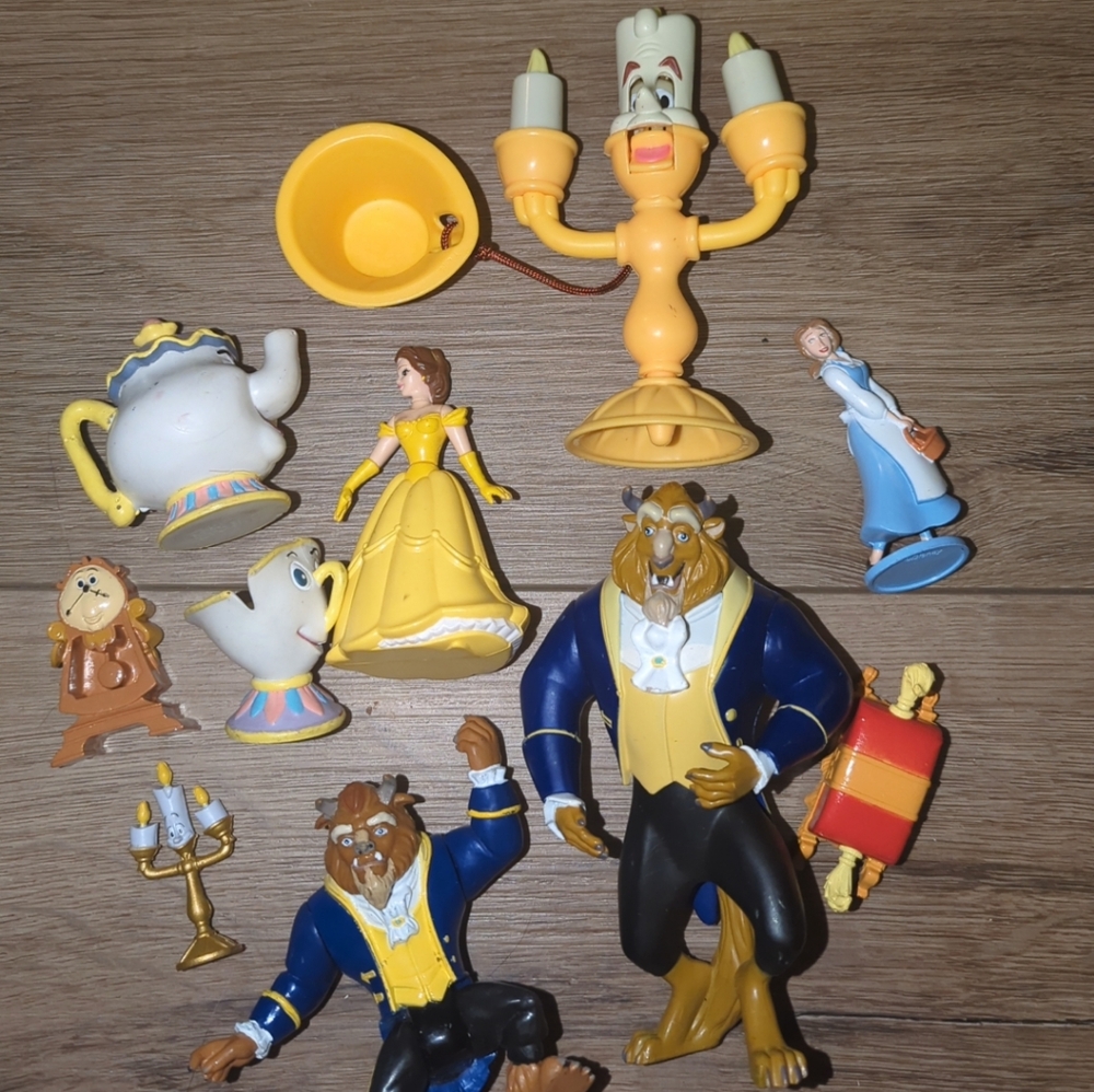 Beauty and the Beast Character Figurine Set